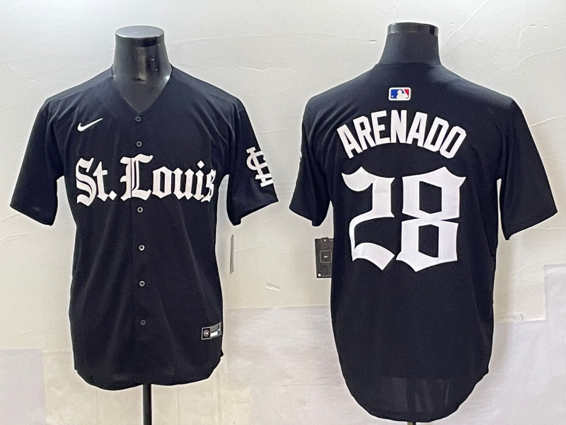 Men 2025 San Francisco Giants #28 Arenado Black Five generations Joint Name Nike MLB Jersey style  27->san francisco giants->MLB Jersey